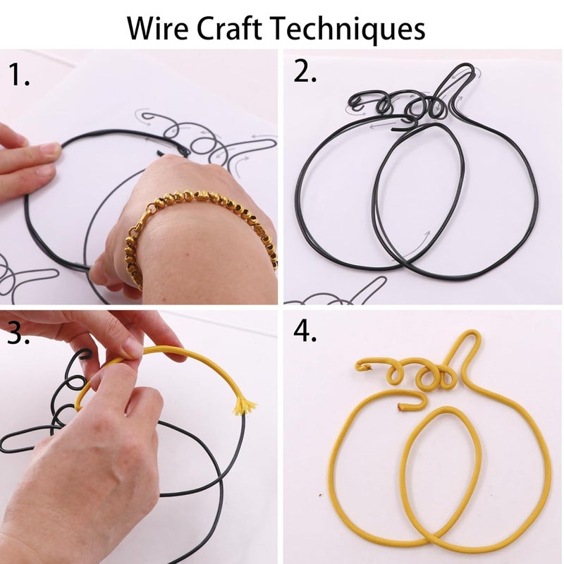BoFUN Wire Craft Kit for Adults, Teens Halloween DIY Wire Art Crafts Set for Home Gatherings, Birthday Party Group, Holiday Parties, Women Birthday, Mother's Day Gifts, Handmade Home Decor (Halloween) - Image 3